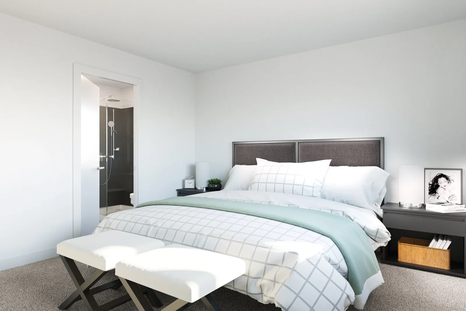 Master bedroom at Coppice Mead, Stotfold