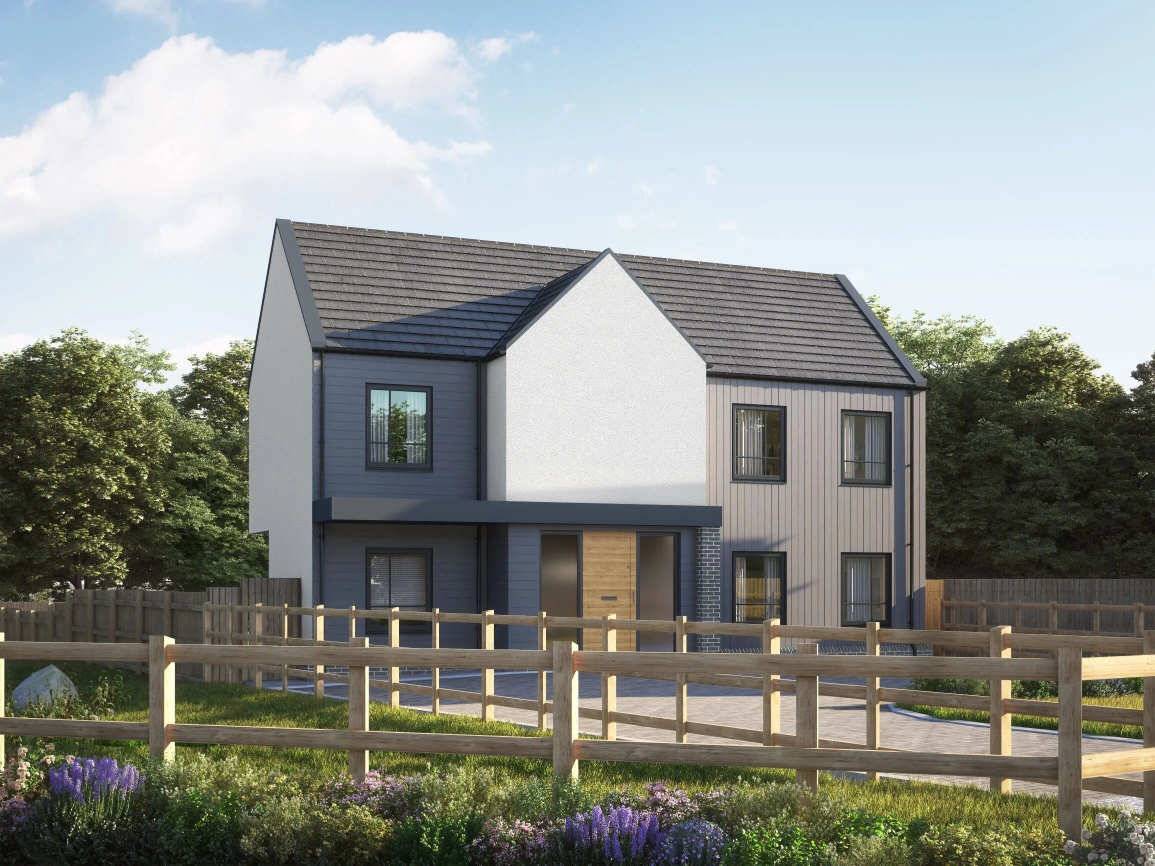 Individual house plot at Four Oaks